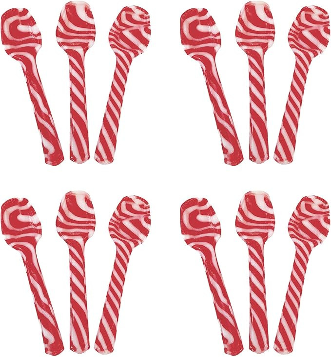 Candy Cane Spoons 1doz | Amazon (US)