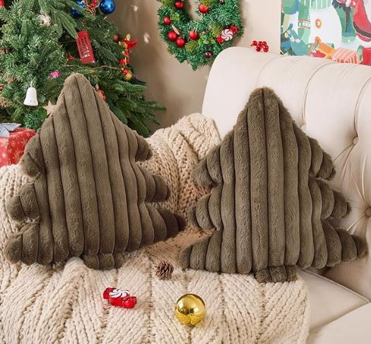 Cute Christmas tree pillows 🤎🎄✨

Lanpn Christmas Tree Pillows Set of 2, Christmas Decoration Wide Stripes Winter Throw Pillows Soft Cute 3D Shaped Xmas Tree Throw Cushion for Sofa Bedroom Xmas Decor (18x16 inch, Brown)

#LTKSeasonal #LTKHome