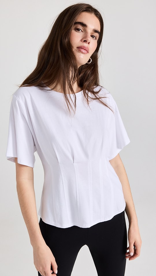 Good American Corseted Tee | SHOPBOP | Shopbop