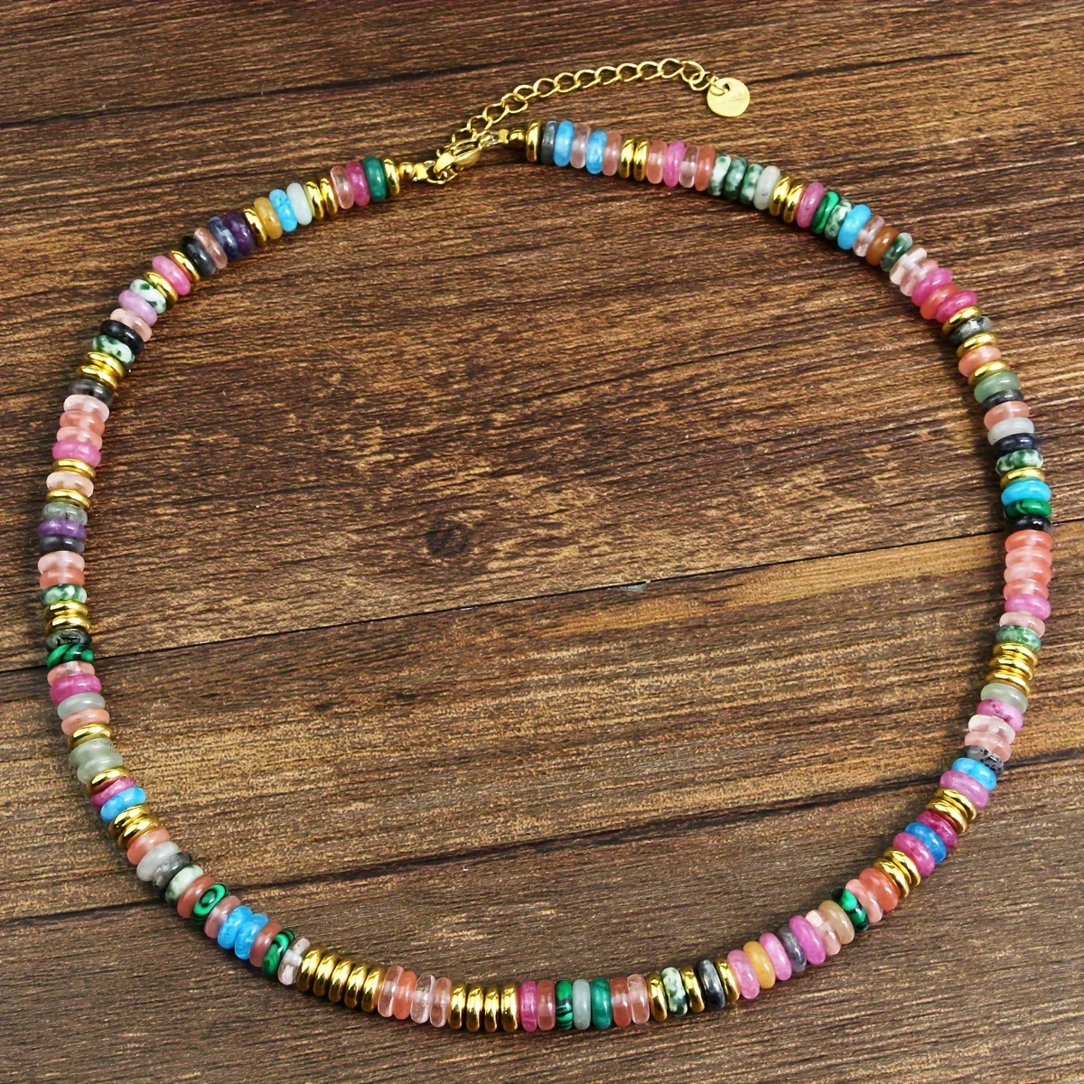 earthy   boho chic colorful natural stone beaded - Temu | Temu Affiliate Program