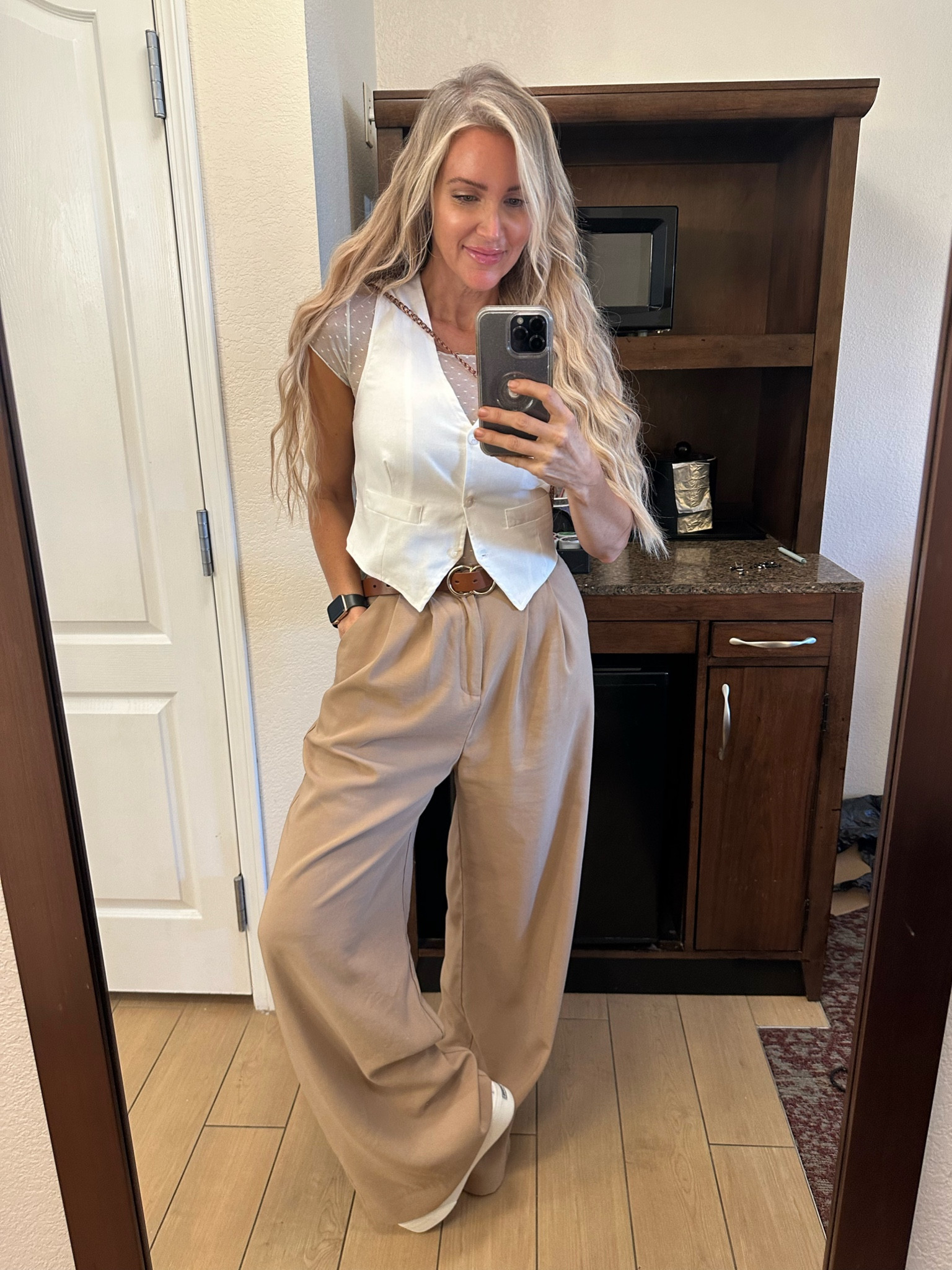 Such a super fun comfy cute business casual look 🫶🏻