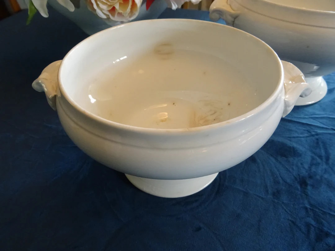 Soupiere by Sarreguemines & Digoin From France Without Lid, Earthenware, Ironstone 3L, Vintage, A... | Etsy (US)