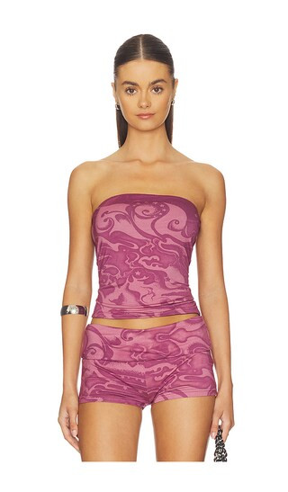 Rhiannon Top in Paisley | Revolve Clothing (Global)