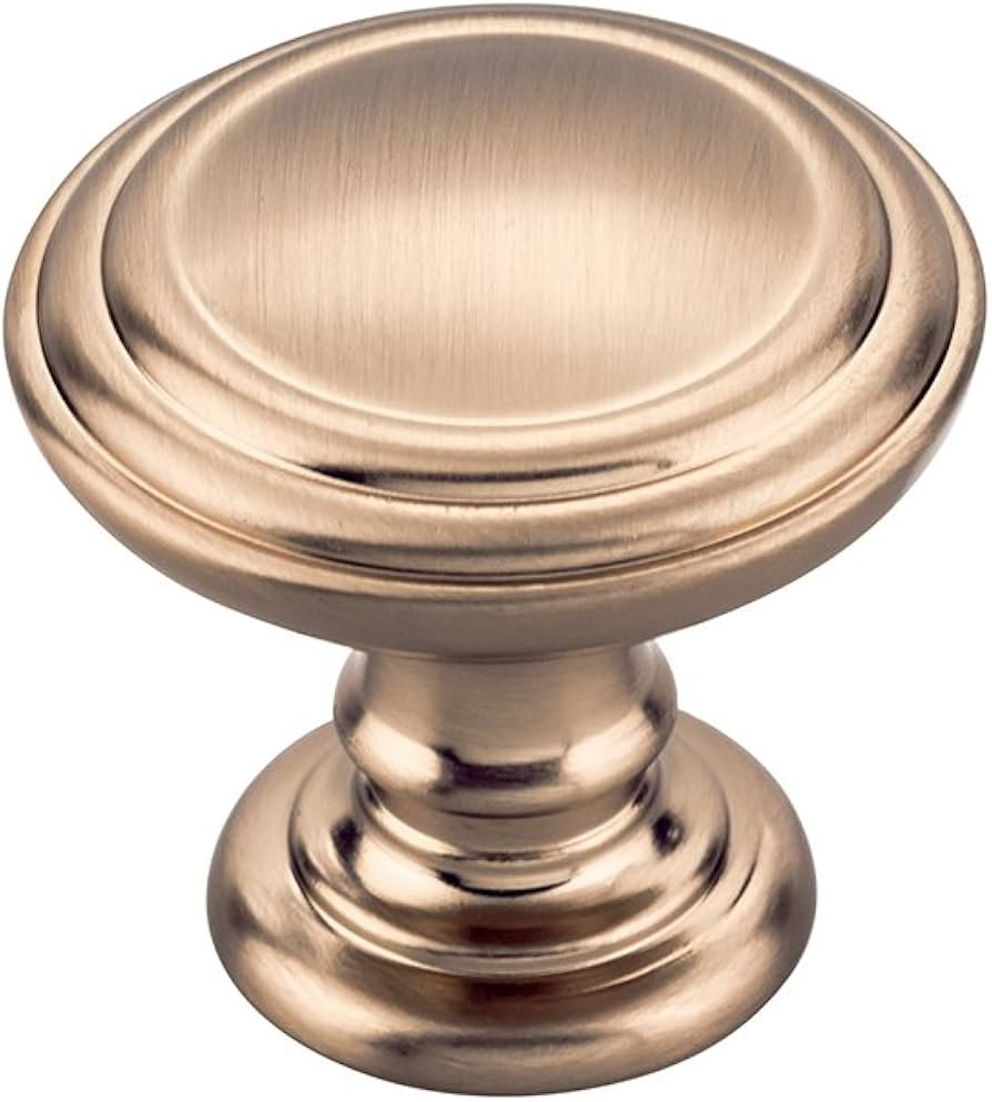Top Knobs - TK321HB - Reeded Knob 1 1/2" - Honey Bronze - Chareau Collection | Amazon (US)