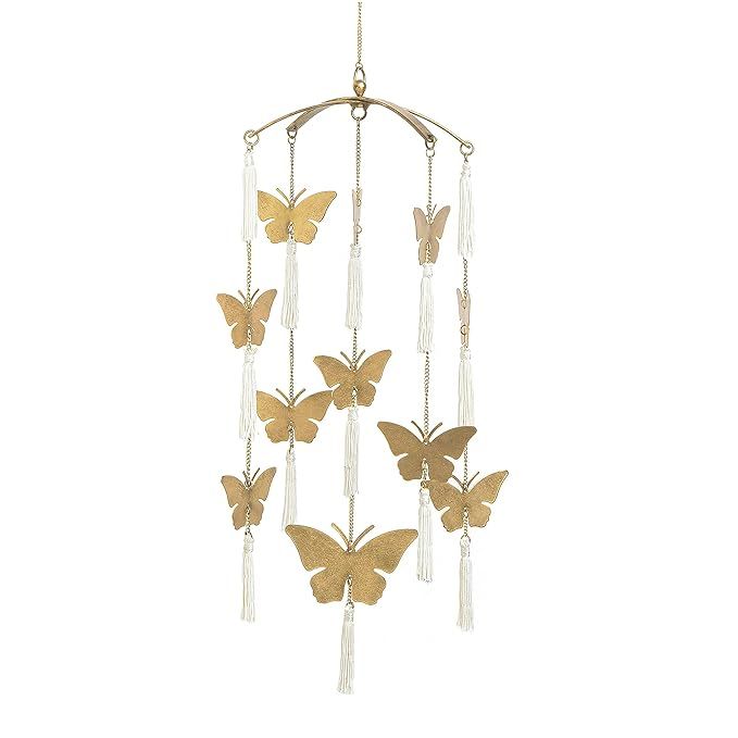 Crane Baby Mobile for Crib, Butterfly Nursery Décor for Boys and Girls, Ceiling Hanging, 6" x 6"... | Amazon (US)