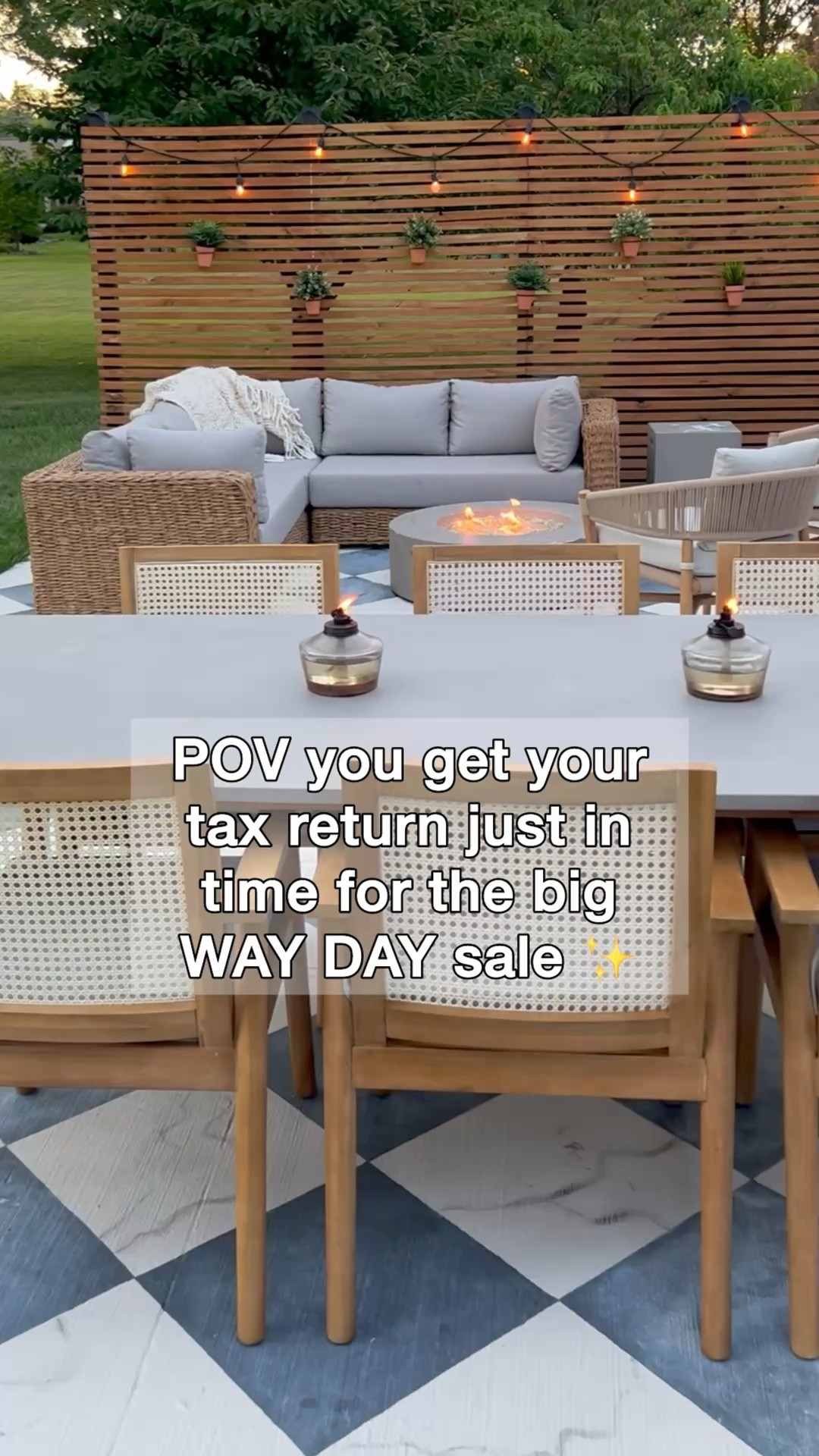 #ad PSA!! Wayfair's annual WAY DAY sale is finally here and going on from 4/25 - 4/27!! Shop our home and my personal favorites from the sale to get up to 80% off thousandsss of items (while inventory last)! Indoor/ outdoor furniture for patio season, major appliances, storage solutions, lighting/rugs/decor... yay, the sale is finally here!

@wayfair, #WayfairPartner, #Wayfair, #WayDay