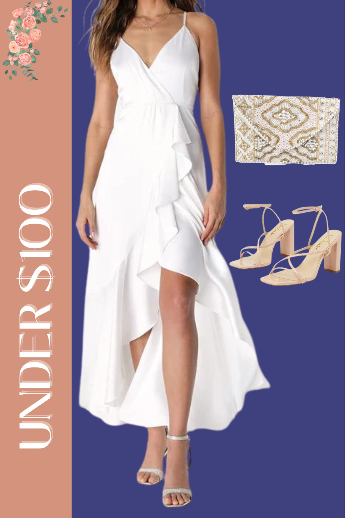 This white dress is perfect for wearing to an all white wedding or to a white party!

#LTKfindsunder100 #LTKU