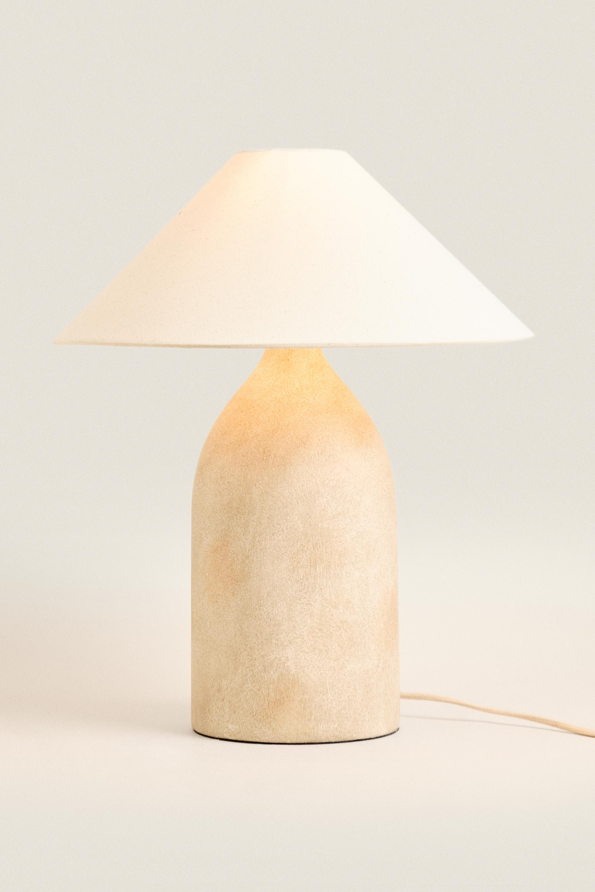 LARGE CERAMIC TABLE LAMP | Zara US