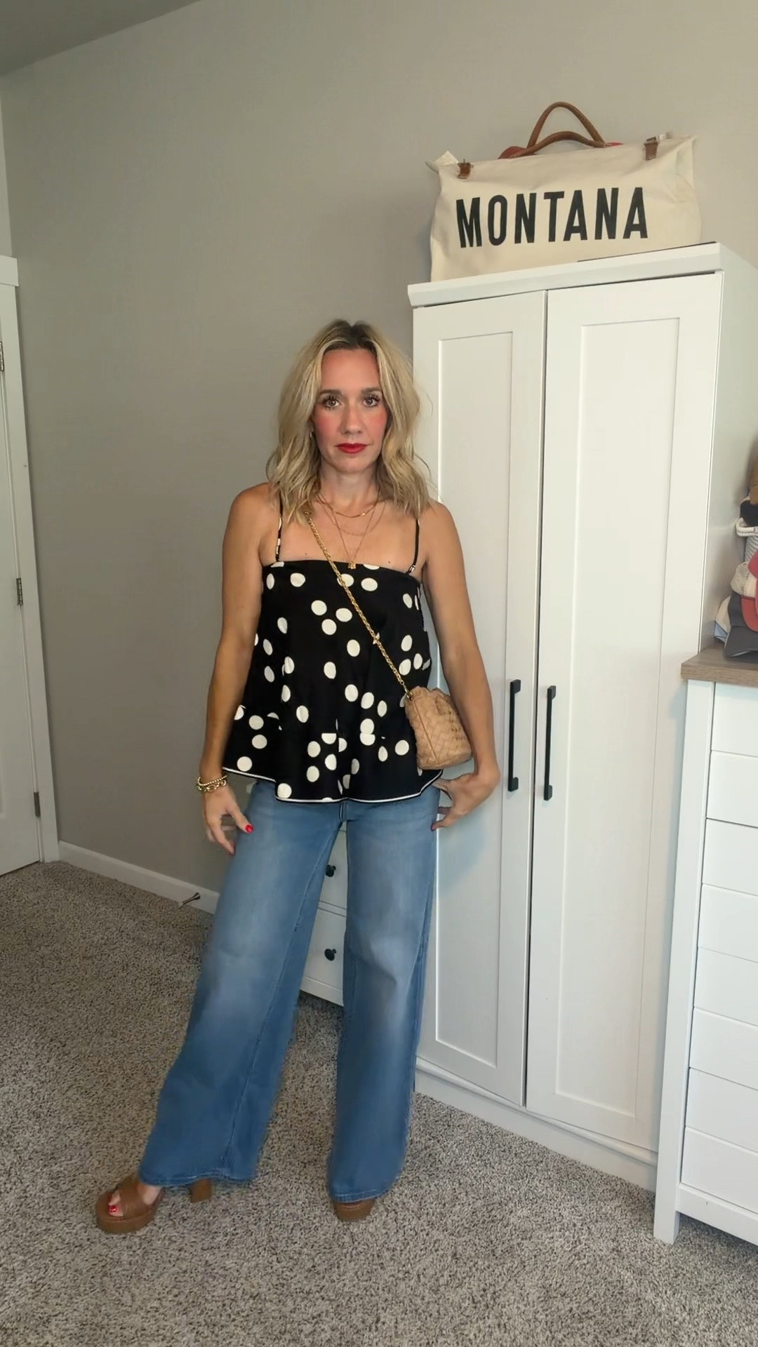 Packing to take my girls to Alex Warren next weekend and obsessed with this concert outfit! 

Anthropologie tank is sold out (it went so fast) but linked other that are similar.

@Target denim 🤩 @ an Amazon find clutch!

#LTKootd