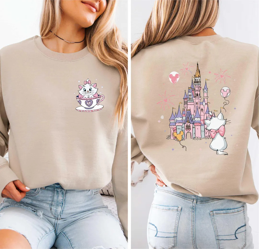 Disney The Aristocats Shirt, Marie Toulouse Berlioz Cats T-Shirt, Cats Paris Sweatshirt, Animal K... | Etsy (US)