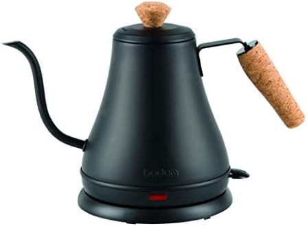 Bodum 11883-259US Melior Gooseneck Electric Water Kettle, 27 Ounces, Matte Black | Amazon (US)