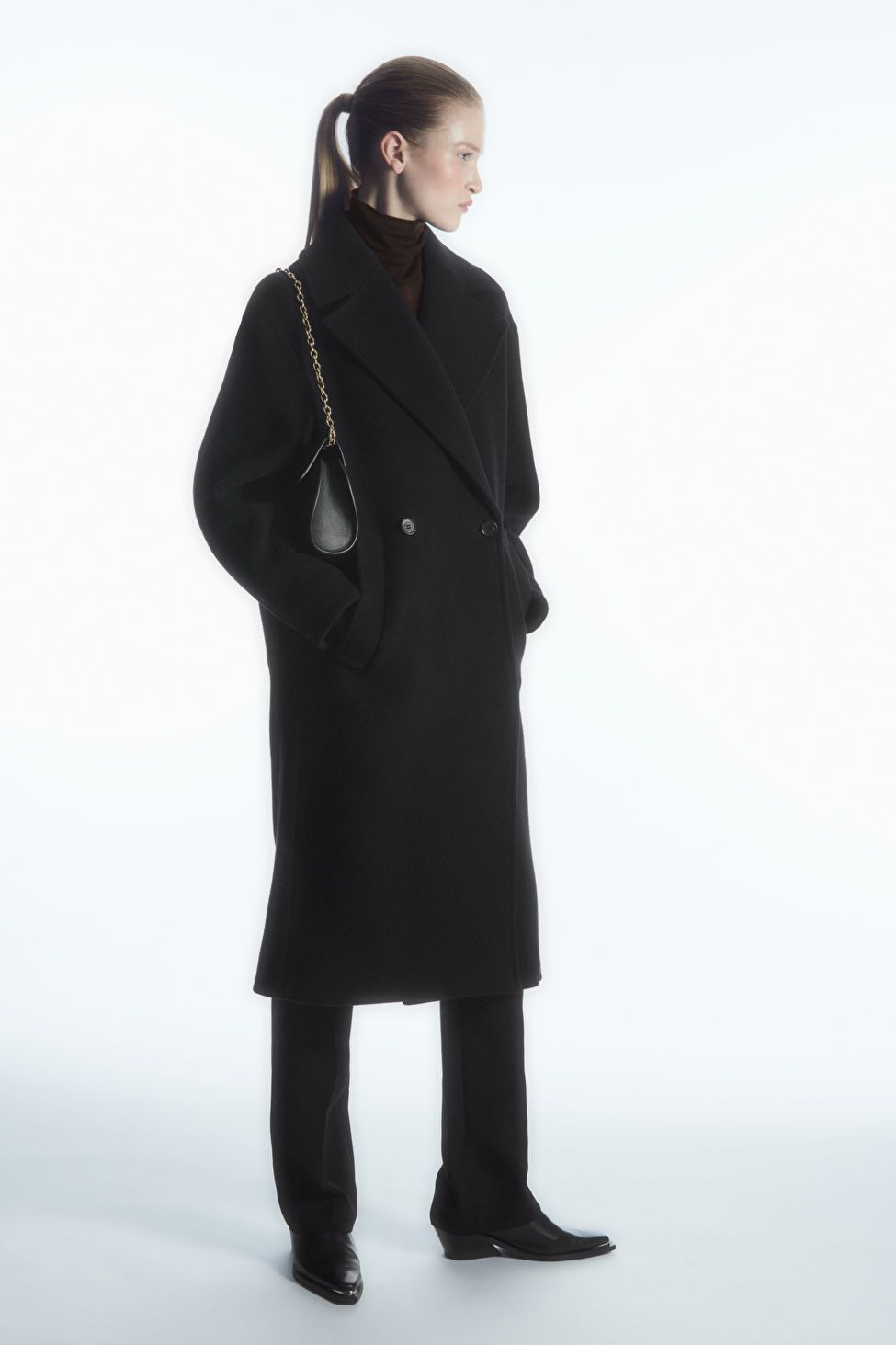 OVERSIZED DOUBLE-BREASTED WOOL COAT | COS (EU)