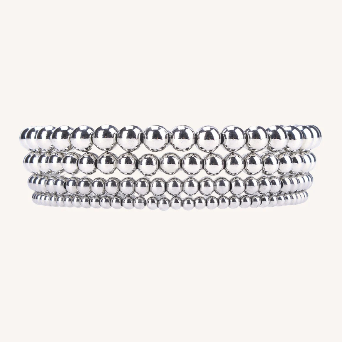 Amie Silver Bracelet Stacking Set | Victoria Emerson
