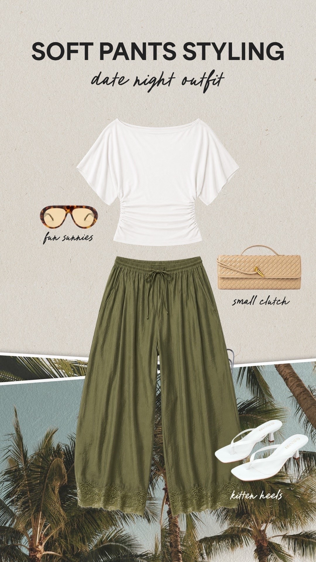 Soft pants styling: what I would wear for date night!

Midsize outfits, midsize style, barrel leg pants, easy outfit, casual outfit, summer outfit

#LTKootd #LTKSeasonal #LTKMidsize