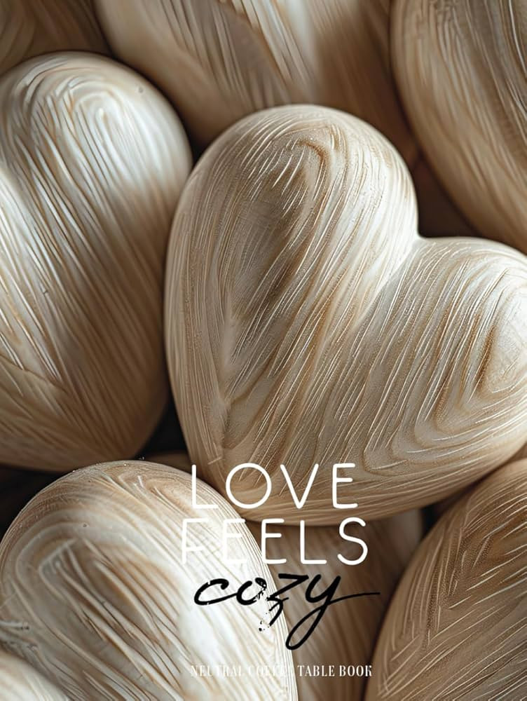 Neutral Coffee Table Book: Love Feels Cozy Modern Farmhouse Aesthetic, Cream Home Interior Design... | Amazon (US)