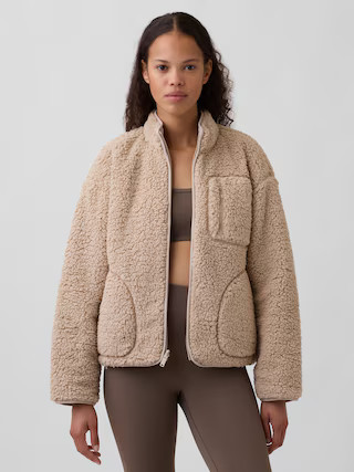 GapFit Reversible Sherpa Jacket | Gap (US)