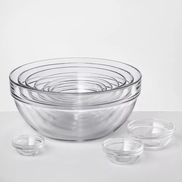 10pc Glass Mixing Bowls - Made By Design™ | Target