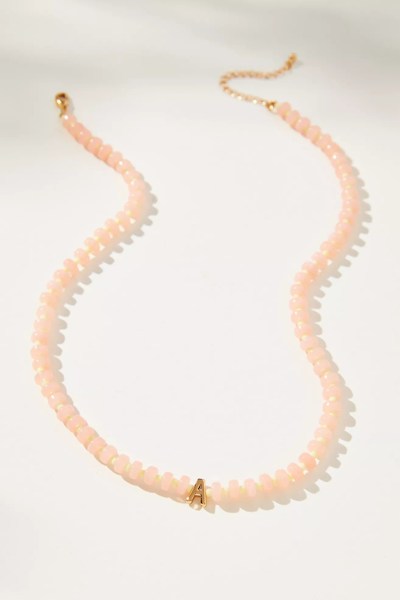 Beaded Monogram Necklace | Anthropologie (US)