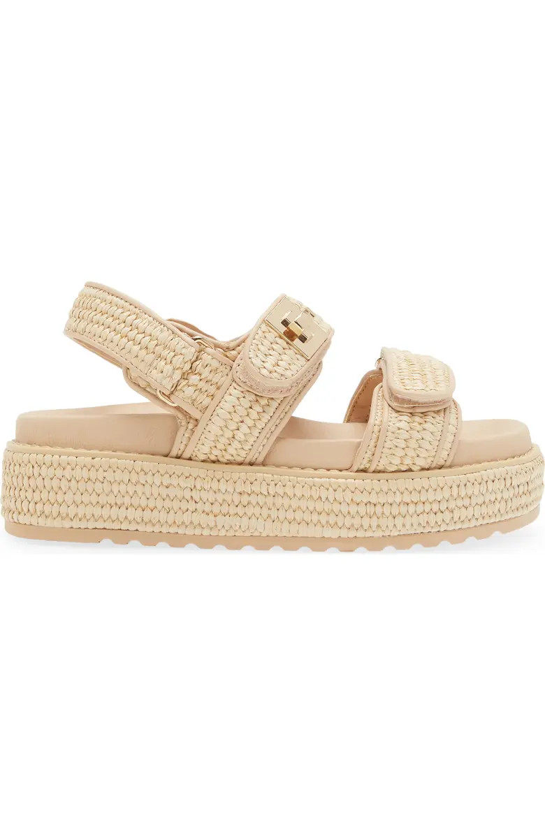 Bigmona Raffia Slingback Platform Sandal (Women) | Nordstrom