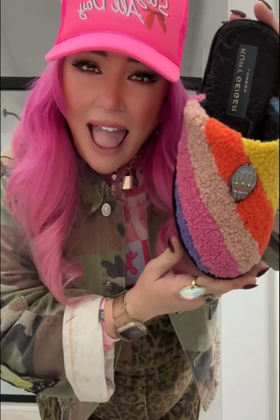 Merry Christmas yall!!! Today’s Christmas color is PINK!! (Go figure) Todays holiday fit features my cute Christmas hat by @theemyave (code DARCY10), this adorable shirt by @wkndchasers (code DARCYMALONEBOYE) and my amazing Christmas gift from my husband these @kurtgeiger platforms!!! 

#LTKMidsize #LTKGiftGuide #LTKStyleTip