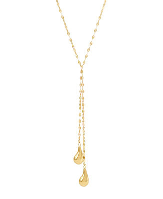 Lariat Necklace in 10k Yellow Gold | Macy's