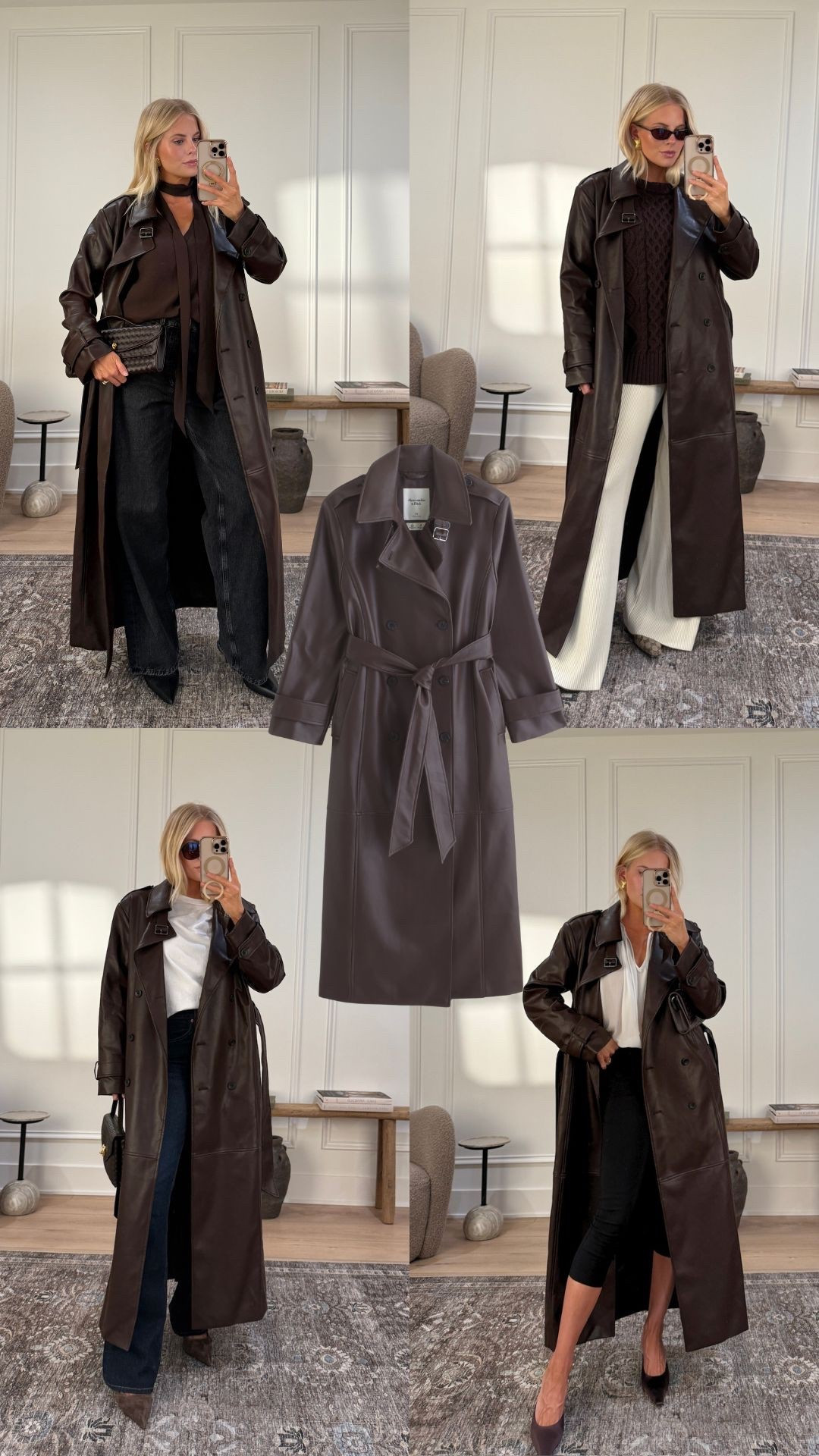 Code AFKATHLEEN for 20% off my collection with Abercrombie! Wearing a size small tall in the trench coat from my Abercrombie collection!  Other sizing below: 

• Top Left: size small top (from my collection), size 26 jeans, linking similar mules, bag color: grape purple

• Top Right: size small sweater, size small tall pants (both from my collection), linking similar shoes

• Bottom Left: size 26 long jeans (from my collection), size small top, shoes tts, bag color: fondant

• Bottom Right: size small blouse (from my collection), shoes: if in between sizes, size up to the next whole size, linking similar capris, bag color: grape purple

[ Heaven Mayhem code KATHLEEN15 ]

#kathleenpost Abercrombie fall collection, Abercrombie new arrivals, chic fall fashion, fall outfit inspo

#LTKStyleTip #LTKSeasonal