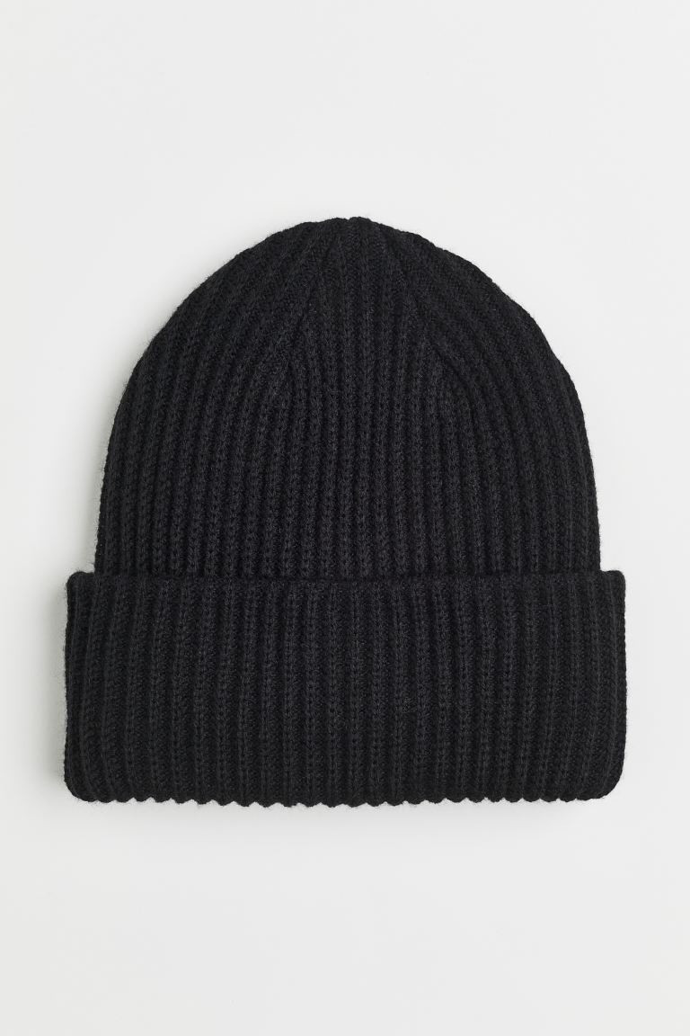 Mütze in Rippstrick | H&M (DE, AT, CH, NL, FI)