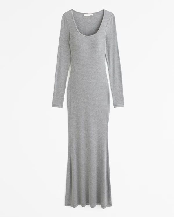 Women's Lounge Long-Sleeve Maxi Dress | Women's Intimates & Sleepwear | Abercrombie.com | Abercrombie & Fitch (US)