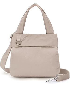 WANDF Small Tote Bags for Women, Lightweight Travel Purse Crossbody Bags, Casual Handbag Hobo Bag... | Amazon (US)