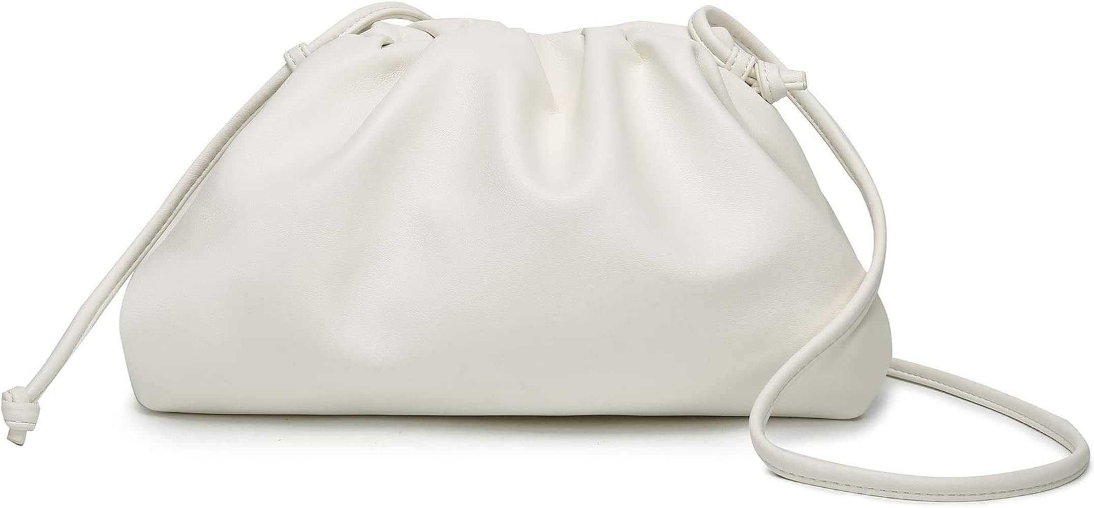 Dumpling Bags for Women Cloud Clutch Purse with Ruched Detail | Amazon (US)