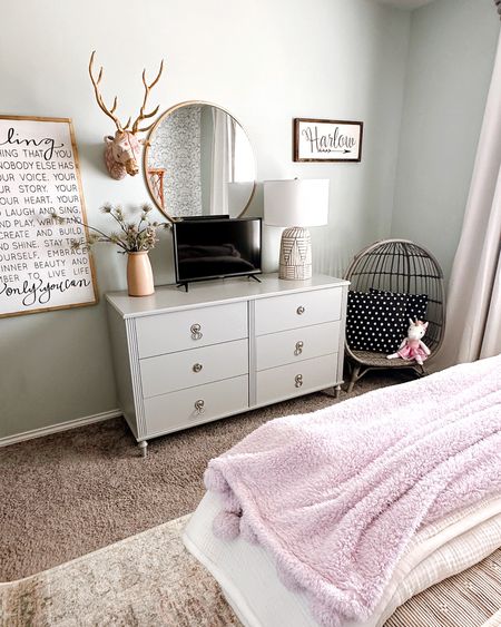 Harlow’s room//big girl room refresh //@walmart  #walmartpartner Better Homes and Gardens kid egg chair//GAP HOME gingham sheets// Ceramic table lamp//Spark create imagine unicorn// light purple Sherpa throw//Desert fields rug

Follow my shop @thespoiledhome on the @shop.LTK app to shop this post and get app-exclusive content!

#LTKkids #LTKhome #LTKstyletip