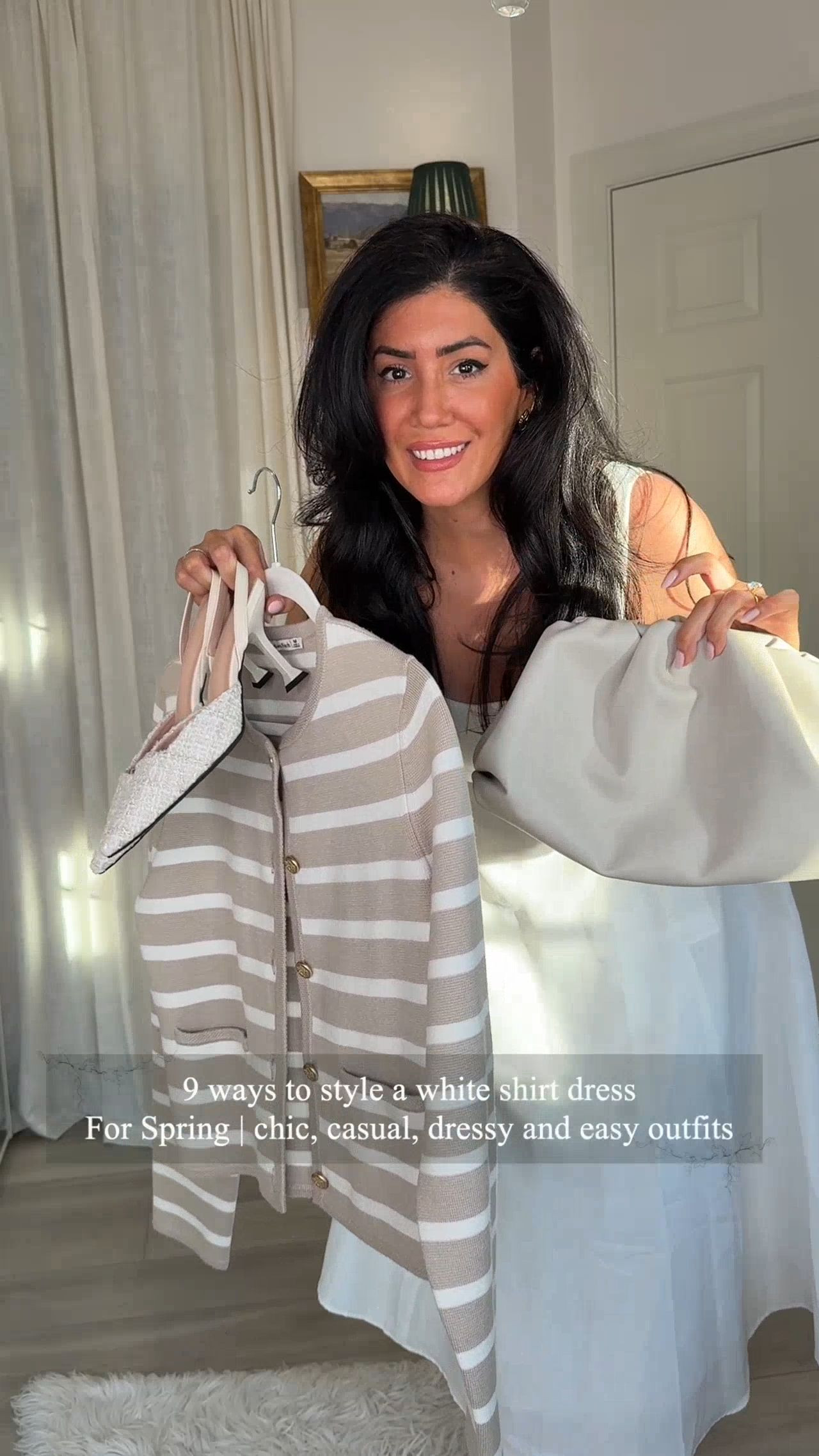 9 ways to style a white dress this spring 🤍 From city strolls to client meetings—elegant, wearable looks with soft layers, luxe bags & feminine touches 🌸 #WhiteDressStyling #SpringOutfits2025 #TimelessStyle #SilentOutfitVideo #HowToStyleADress #SlowFashion #ElegantFashion  

 #LTKxMadewell #LTKStyleTip