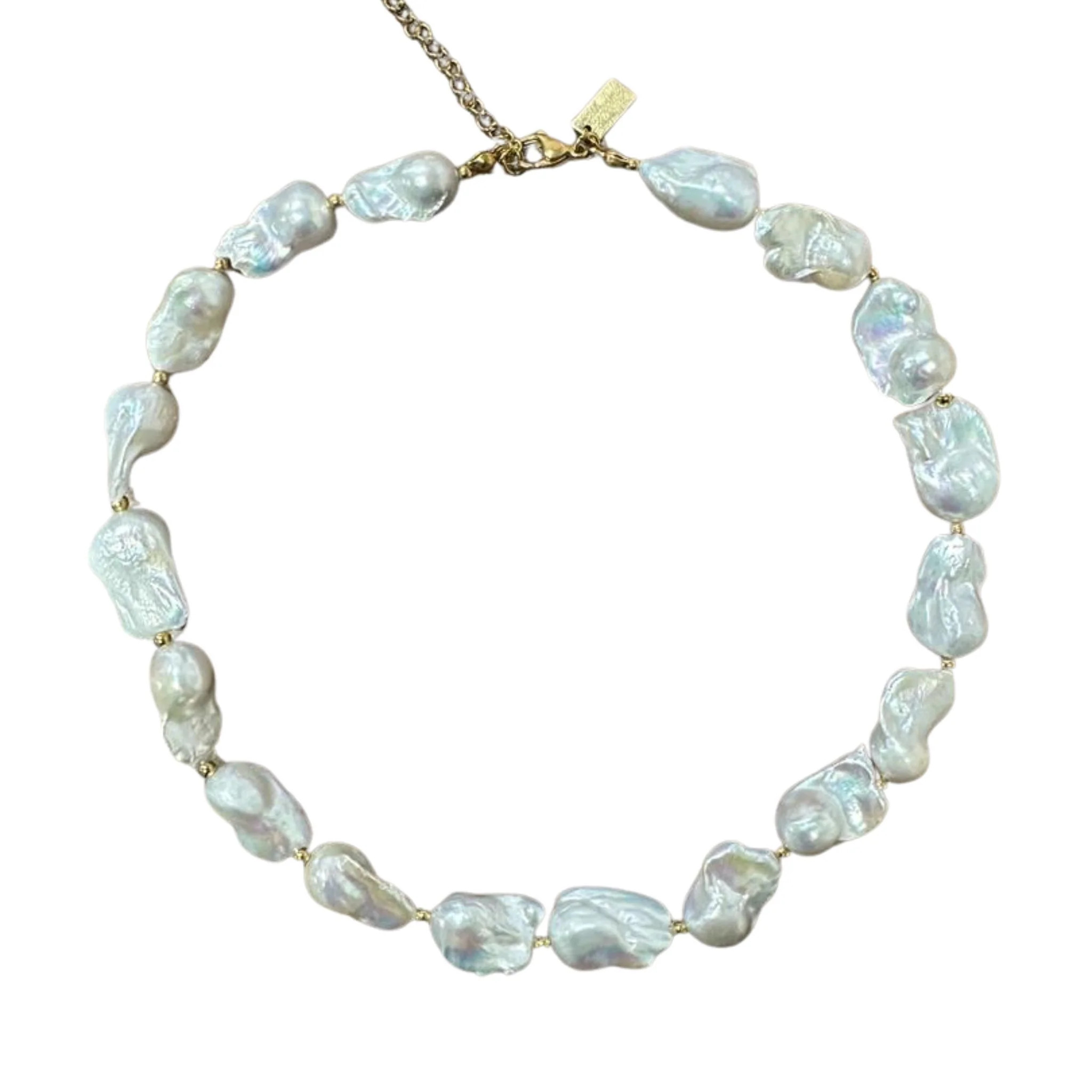 Saltwater Baroque Pearl Necklace | Christina Greene LLC