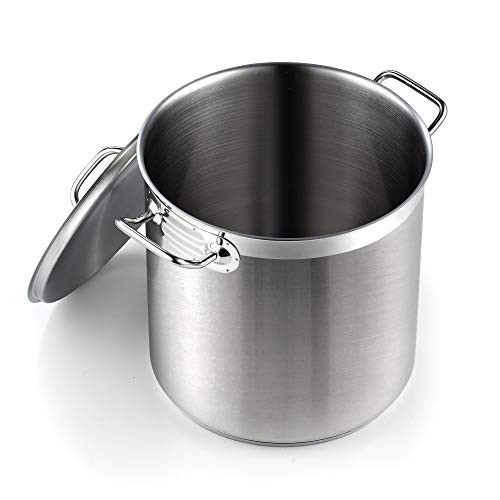 Cooks Standard Stockpots Stainless Steel, 11 Quart Professional Grade Stock Pot with Lid, Silver | Amazon (US)