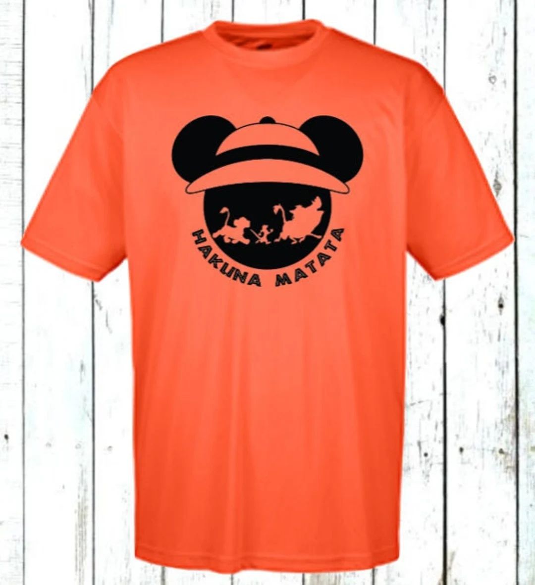 Hakuna Matata DRI FIT Shirt Mickey Safari Lion Kingdisney - Etsy | Etsy (US)