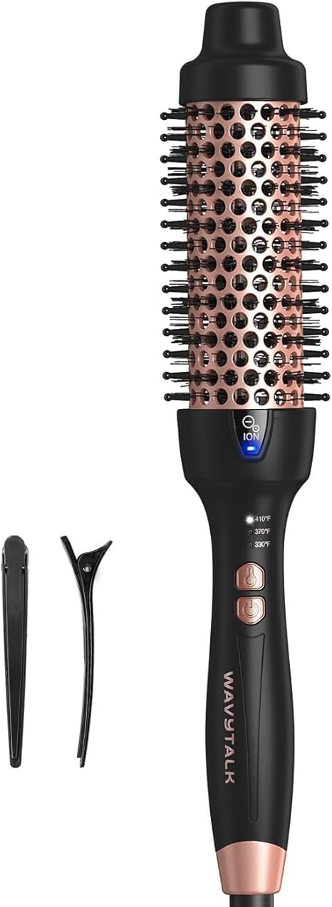 Wavytalk Updated Version Thermal Brush for Blowout Look, Blowout Express 1.5 Inch Ionic Thermal R... | Amazon (US)