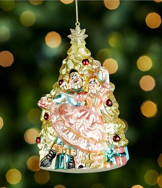 Southern Living Twelve Days of Christmas Collection Nutcracker & Christmas Tree Glass Ornament | ... | Dillard's