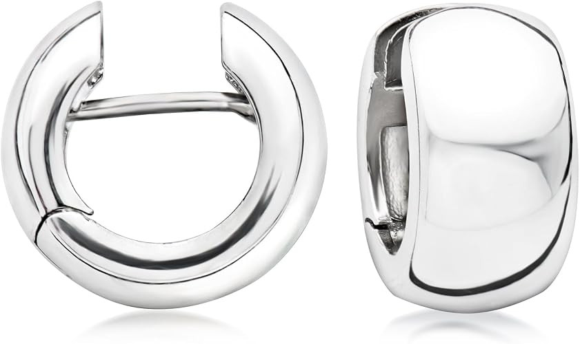 Ross-Simons Italian Sterling Silver Huggie Hoop Earrings | Amazon (US)
