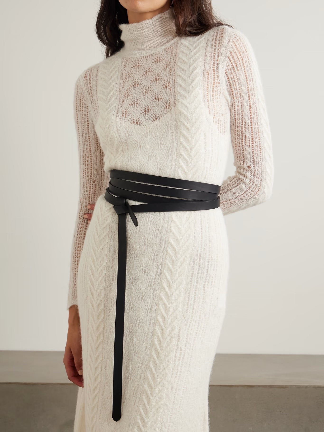 Leather wrap belt 40% off