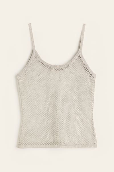 Glittery Net Camisole Top | H&M (US + CA)