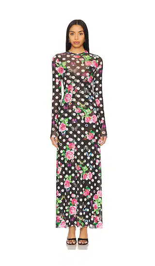 Paola Dress in Rose Dot | Revolve Clothing (Global)