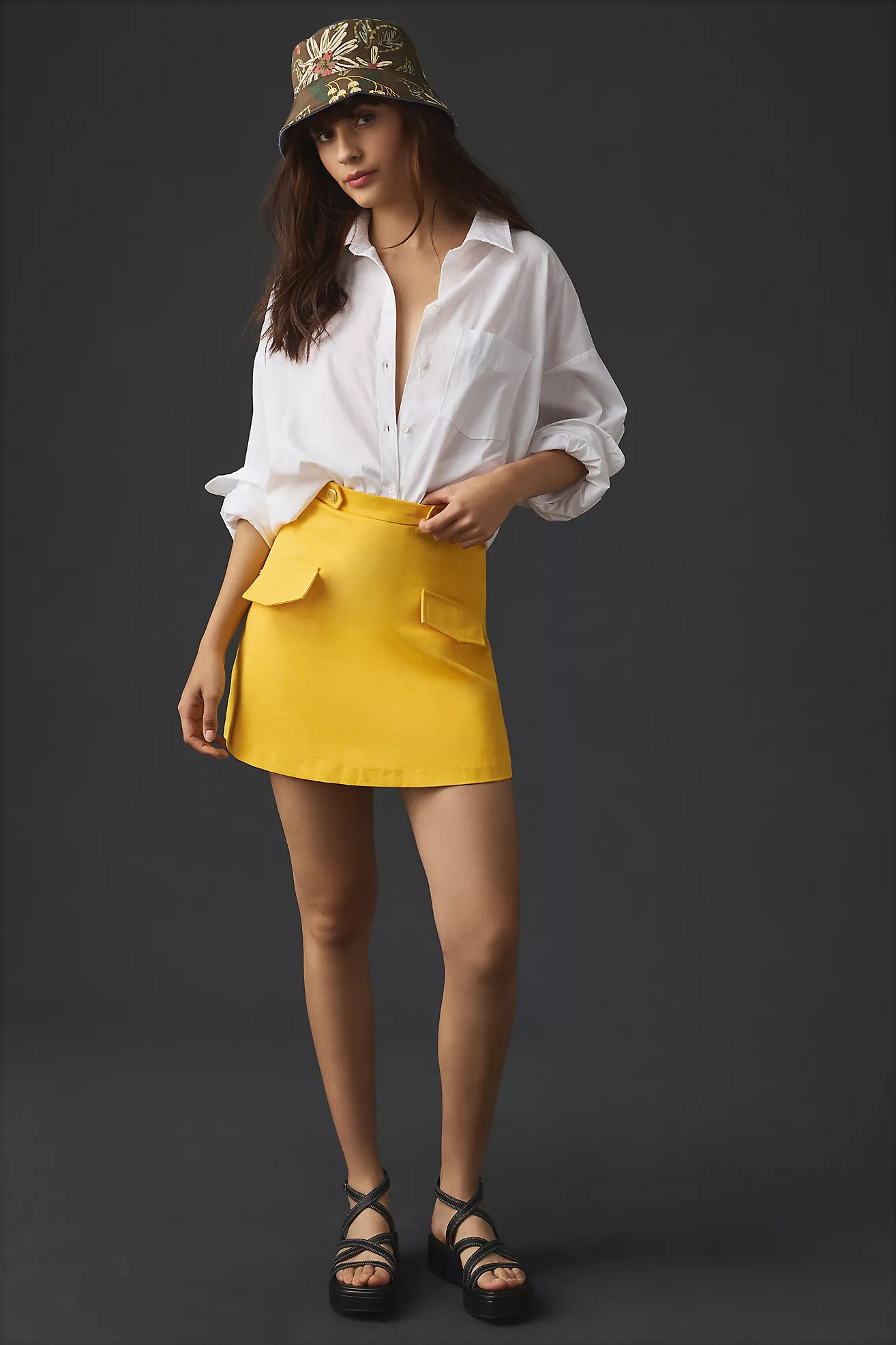 Eva Franco Utility Mini Skirt | Anthropologie (US)
