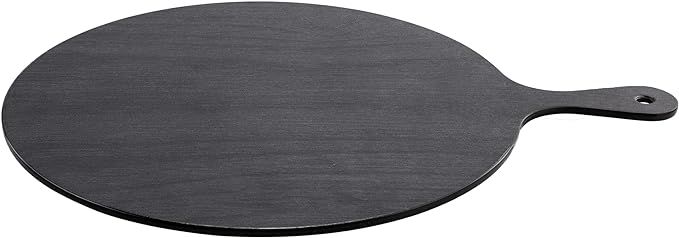 DEMDACO byDesign Serving Collection Charcoal Black Round 12.5 inch Bamboo and Melamine Cutting Ch... | Amazon (US)