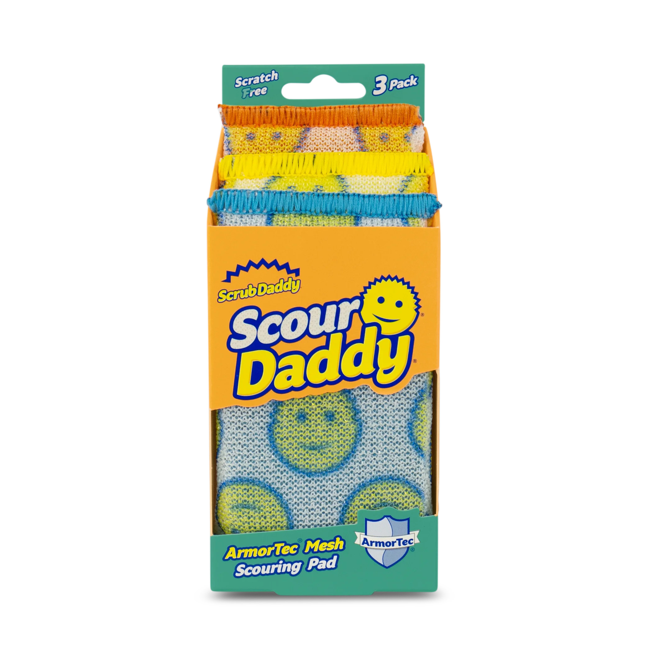 Scrub Daddy Scour Daddy Non-Scratch Scour Pads, 3 Count | Walmart (US)
