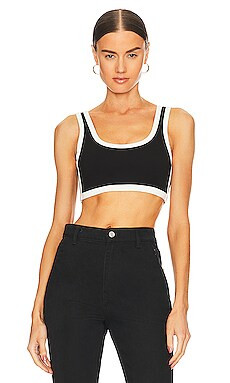 ALL THE WAYS Theo Contrast Top in Black Multi from Revolve.com | Revolve Clothing (Global)