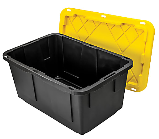 Office Depot® Brand by GreenMade® Professional Storage Tote With Handles/Snap Lid, 27 Gallon, 3... | Office Depot and OfficeMax 