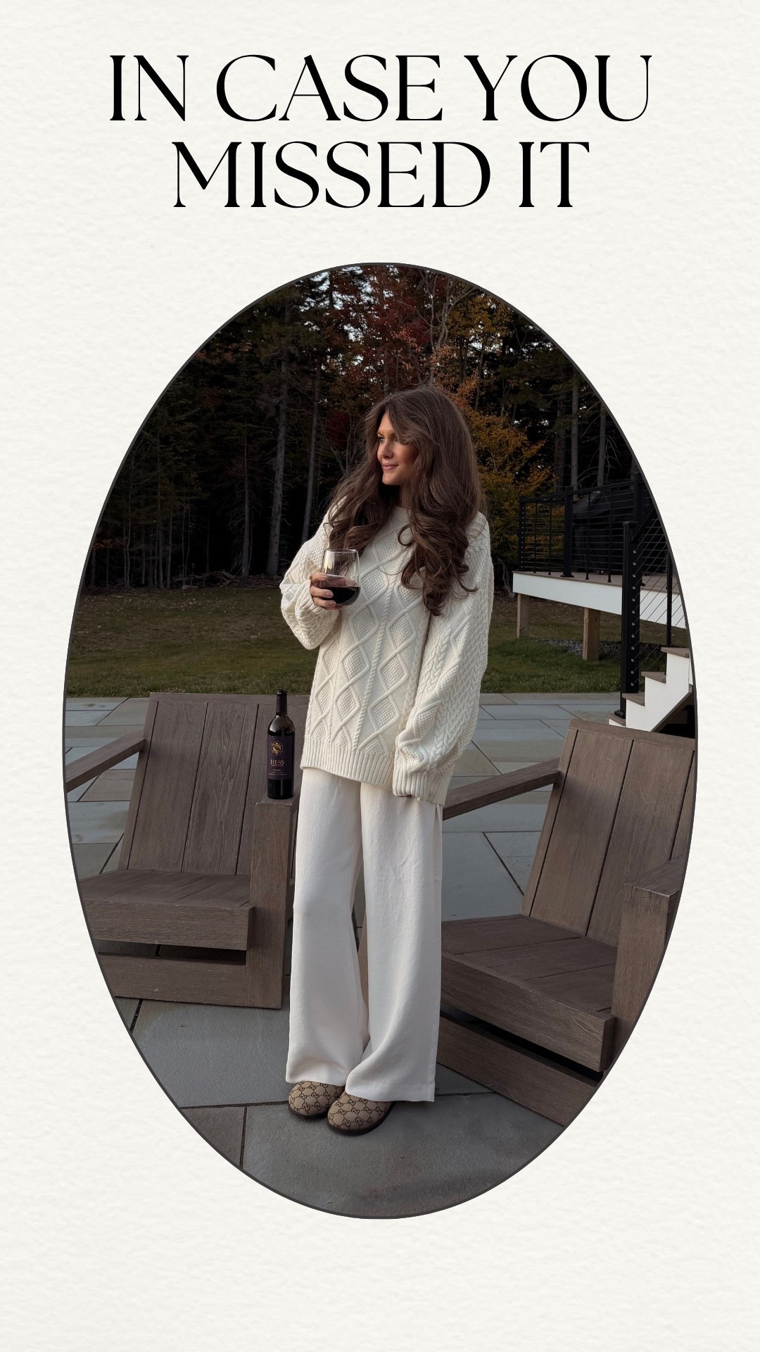 This @Aritzia outfit was perfect for cool nights by the fire in Vermont!!