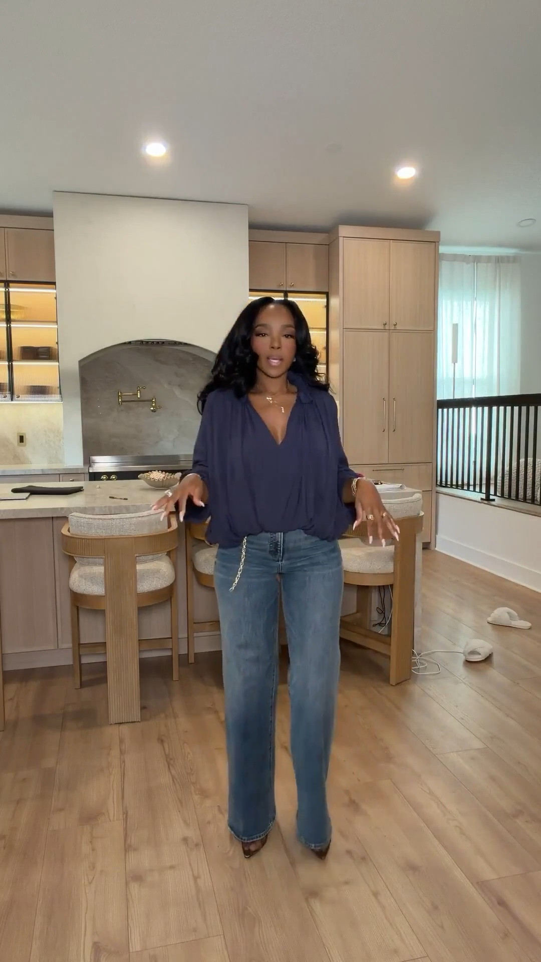 JEANS + A PRETTY TOP ALWAYS WINS 💙

One of those effortless outfits that works every single time. A flowy blouse + wide-leg denim feels polished without trying too hard—perfect for brunch, casual Fridays, dinner or an everyday elevated look.

wide leg jeans outfit, blouse and jeans outfit, elevated casual outfit, casual Friday outfit, chic denim outfit, pretty top and jeans, everyday outfit inspiration, dinner outfit with jeans, relaxed workwear, fall denim outfit, petite denim style, effortless chic outfit

Wearing: Size Small | 5’4” | 140 lbs | 34D-27-40

📲 Download the FREE LTK app & follow me (@kirasfashionfinds) to shop the look.

#LTKPetite #LTKStyle