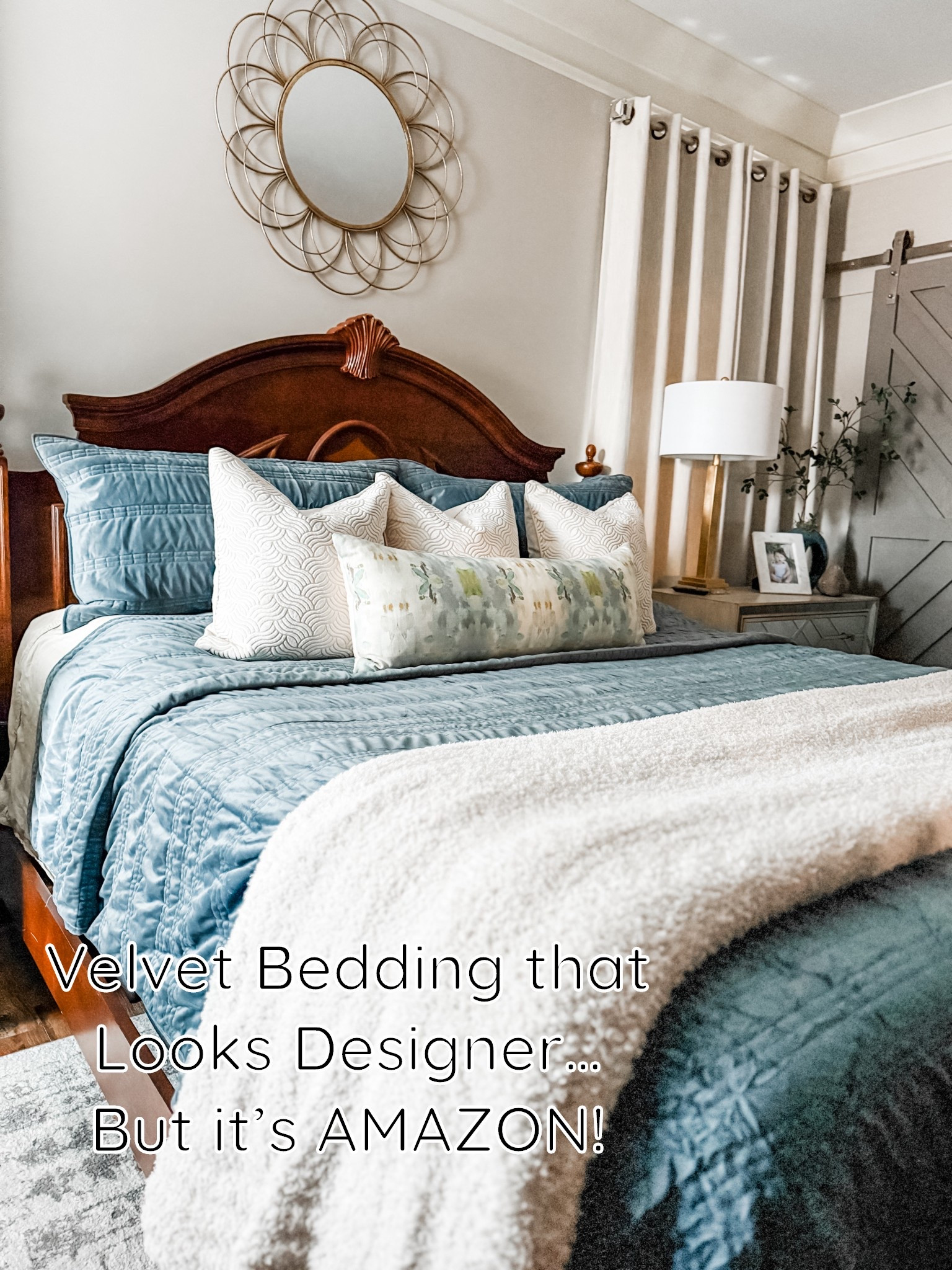 Designer Look, Amazon Price!

One of my absolute favorite Amazon home finds is this velvet bedding set—it looks so luxe and high-end, but comes at such an affordable Amazon price. 

The fabric feels soft and cozy while giving your bedroom that elevated, designer vibe.

It comes in beautiful rich colors that instantly make your space feel warm, stylish, and inviting. 

Whether you love a classic neutral or a bold pop of color, there’s an option to fit your style. 

Perfect for fall + winter or whenever you want your bed to feel extra chic and cozy.

📌 Why I love it:
✨ Velvet texture = instant designer look
✨ Available in stunning colors
✨ Soft, cozy, and affordable
✨ Easy way to refresh your bedroom decor

Tap to shop this Amazon velvet bedding set—your bedroom will thank you! 

#AmazonHome #AmazonBedding #VelvetBedding #BedroomStyle #AffordableLuxury #AmazonDecor #LTKHome #LTKFinds #BedroomRefresh #DesignerForLess

#LTKStyleTip #LTKFamily #LTKFindsUnder100