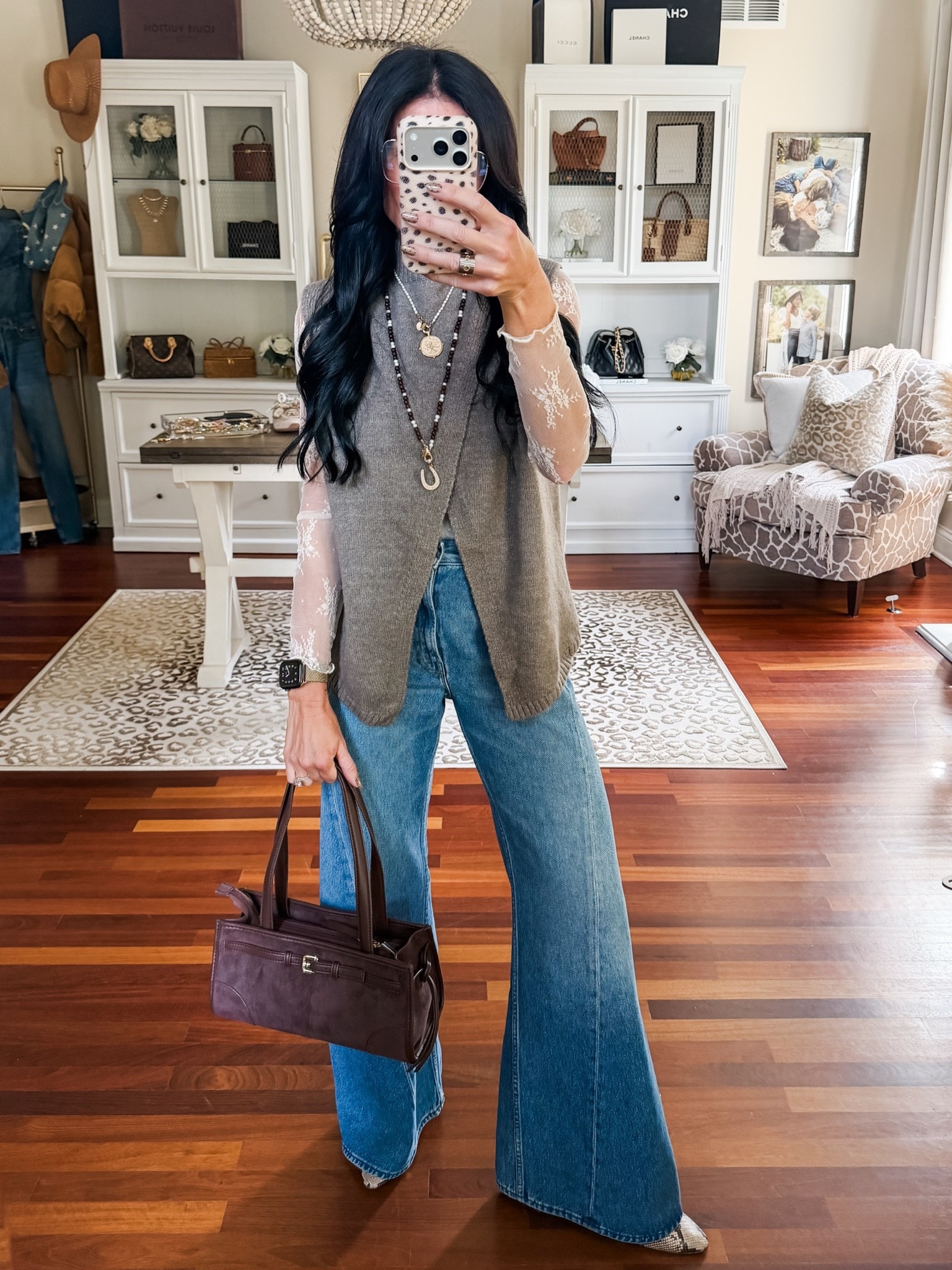 Love this fall outfit? Wearing small in top and sweater and 24 denim
@Steve Madden US 
@Target